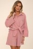 Komplet De Lafense 855 Harper 7/8 Muślin Homewear S-2XL rozpinany